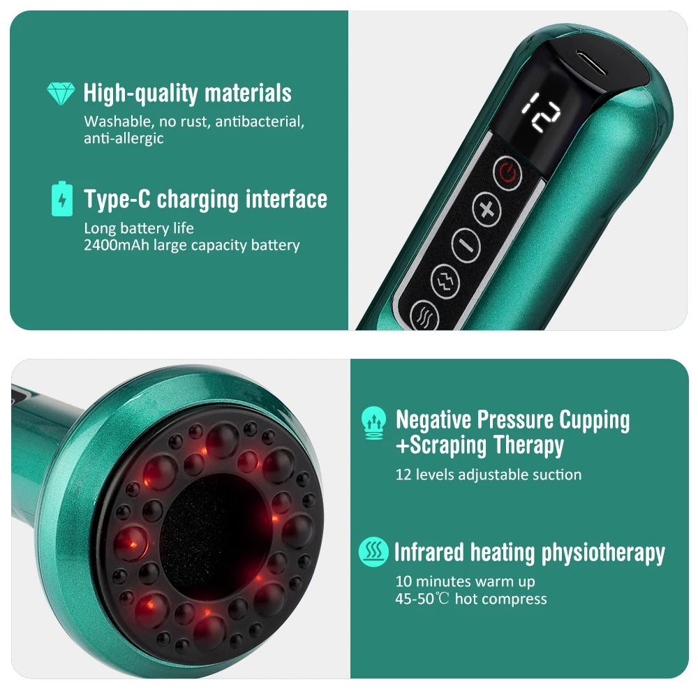 Valsko Contour Device being used on the back of the leg